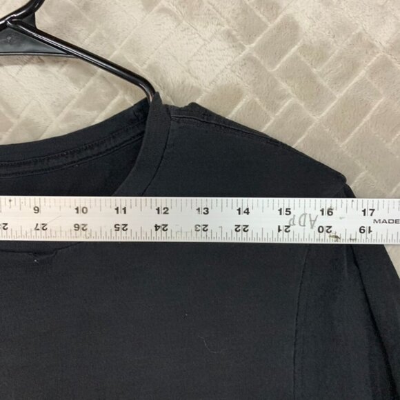 Polo Ralph Lauren Mens Medium Slim Fit T-Shirt Black Red Pony Short Sleeve *flaw - Picture 7 of 16